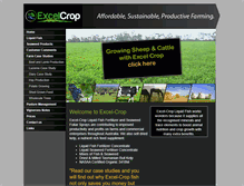 Tablet Screenshot of excelcrop.com